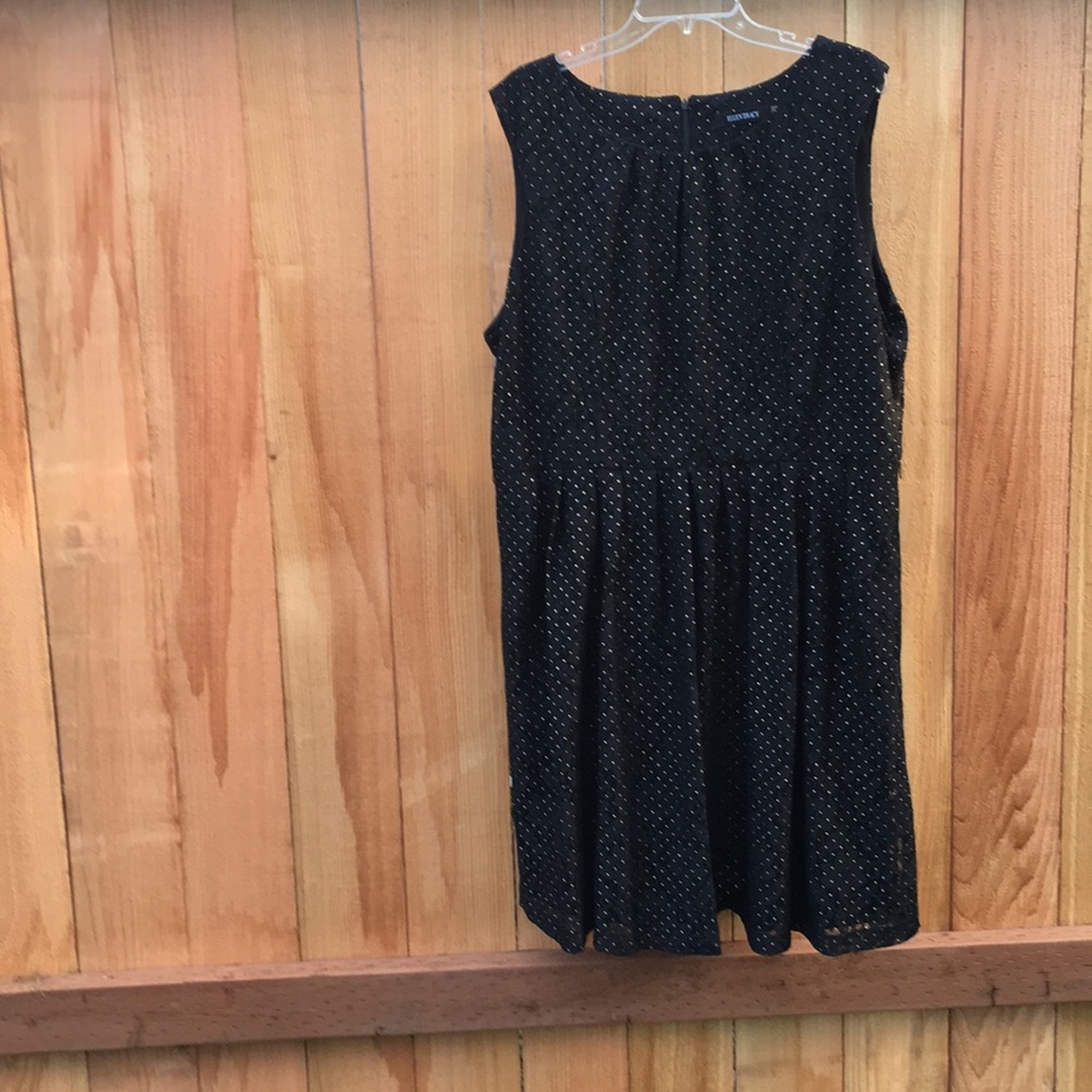 Lace Dress black gold studs